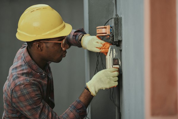 Chantier électricité (photo d'illustration)